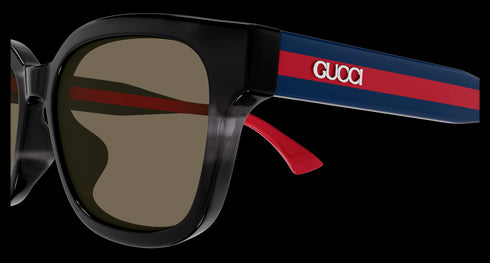 Shop GUCCI 56 Men’s Sunglasses designed from recycled materials. A sleek and sustainable addition to your wardrobe—authentic GUCCI eyewear at Asphalt NYC.